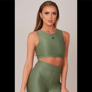 ODOLLS basic leggings and crop top, Size Small